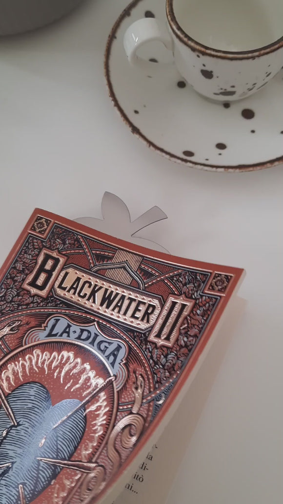 Segnalibro mela in acciaio inox personalizzato, artigianale